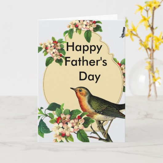Happy Vaderdag Kaart (Gele Bloem)