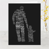 Happy Vaderdag Kaart (Gele Bloem)