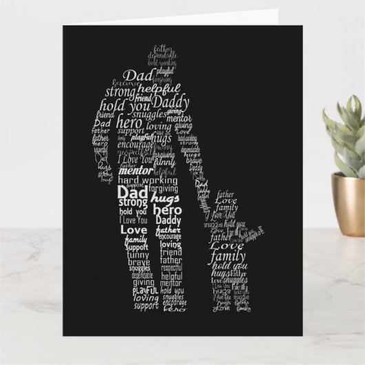 Happy Vaderdag Kaart (Kleine Plant)