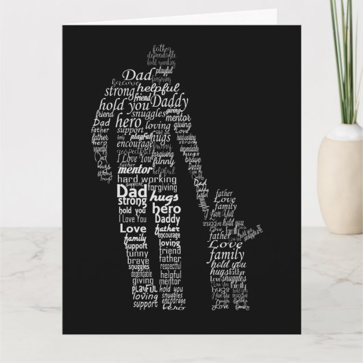 Happy Vaderdag Kaart (Voorkant)