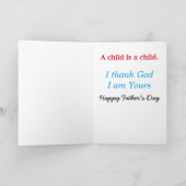 Happy Vaderdag  Kaart (Binnen)