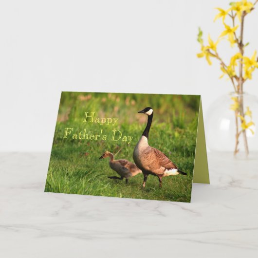 Happy Vaderdag Kaart (Gele Bloem)