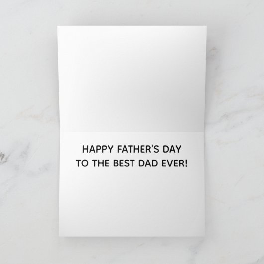 Happy Vaderdag Kaart (Binnen)