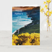 Happy Vaderdag Kaart (Gele Bloem)