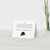 Happy Vaderdag Kaart (Voorkant)