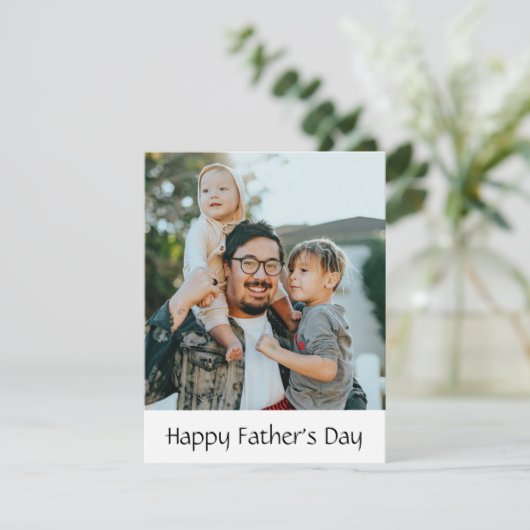 Happy Vaderdag Kaart Aangepaste gepersonaliseerde  (Staand voorkant)