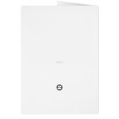 Happy Vaderdag Kaart Red Roses Floral (Achterkant)