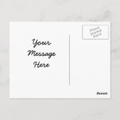 Happy Vaderdag Kaart Sjabloon (Achterkant)