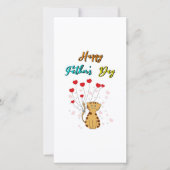 Happy Vaderdag Kat Papa Papa Gift Cat Father Aankondiging (Voorkant)