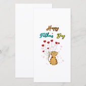 Happy Vaderdag Kat Papa Papa Gift Cat Father Aankondiging (Voorkant / Achterkant)