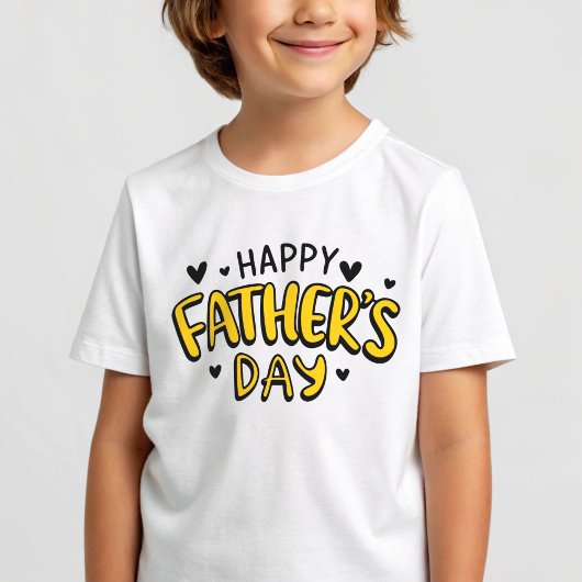 Happy Vaderdag Kinderen T-shirt