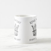 Happy Vaderdag King voor een dagquote Koffiemok (Center)