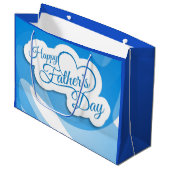 Happy Vaderdag Large Cadeautasje (Voorkant Gekanteld)