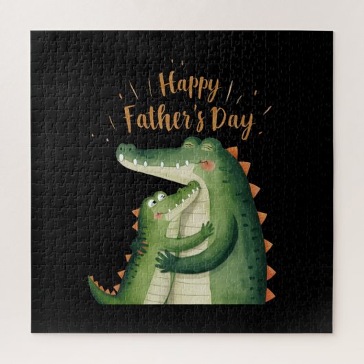 Happy Vaderdag Legpuzzel (Verticaal)