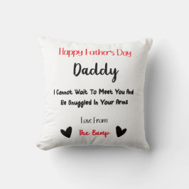 Happy Vaderdag Love van The Bump Pillow Kussen