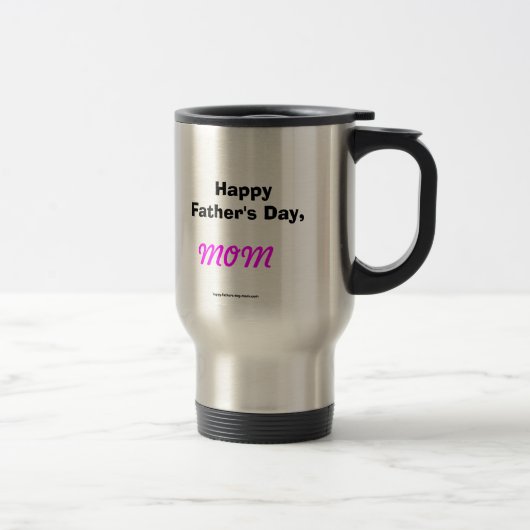 Happy Vaderdag Mam Travel Mug Reisbeker (Rechts)