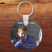 Happy Vaderdag, mama Round Sleutelhanger (Voorkant)