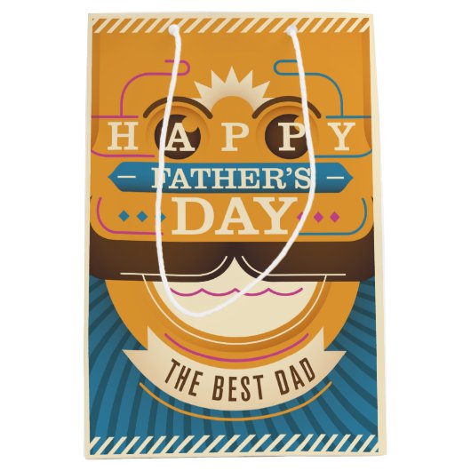 Happy Vaderdag Medium Cadeauzakje (Voorkant)