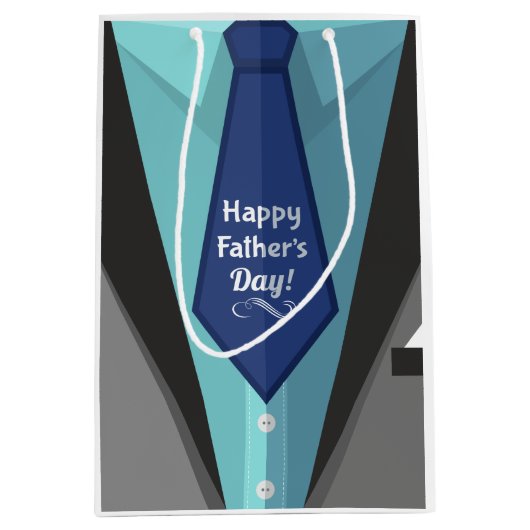 Happy Vaderdag Medium Cadeauzakje (Voorkant)