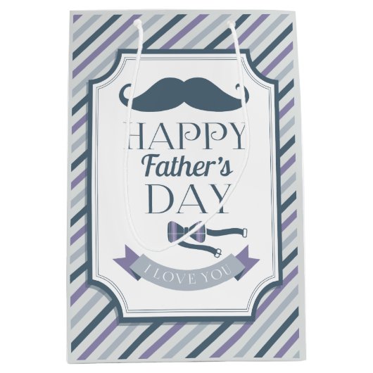 Happy Vaderdag Medium Cadeauzakje (Voorkant)