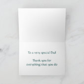 Happy Vaderdag met drumstel naar papa Foto toevoeg Kaart (Binnen)