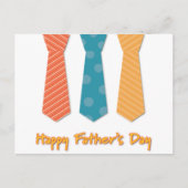 Happy vaderdag met stropdassen briefkaart (Voorkant)