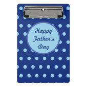 Happy Vaderdag Mini Klembord (Navy) (Voorkant)