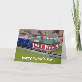 Happy Vaderdag - modeltrein Kaart