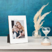 Happy Vaderdag, modern, minimaal fotogeheugen Fotoplaat (Zijkant)