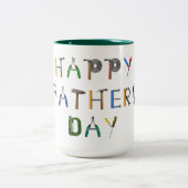 Happy Vaderdag Mok met Tool Letter Design (Center)