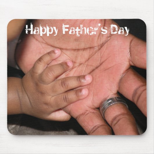 Happy Vaderdag Mousepad Muismat (Voorkant)