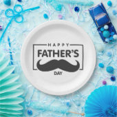 Happy Vaderdag Mustache | Bord papier (Feest)
