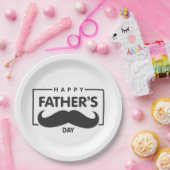 Happy Vaderdag Mustache | Bord papier (Feest)