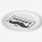 Happy Vaderdag Mustache | Bord papier (Gekanteld)