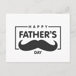 Happy Vaderdag Mustache | BRIEFKAART