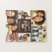 Happy Vaderdag Mustache Photo Collage Legpuzzel (Horizontaal)