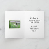 HAPPY VADERDAG/MY DAD NUMERO UNO/GOOSE AFBEELDING KAART (Binnen)