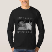 Happy Vaderdag New Dad Foto T-shirt (Voorkant)