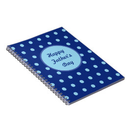 Happy Vaderdag Notitieboek (Navy & Soft Blue)