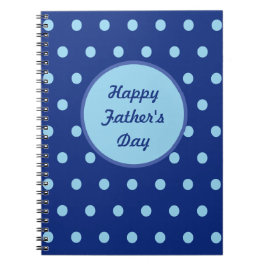 Happy Vaderdag Notitieboek (Navy & Soft Blue)