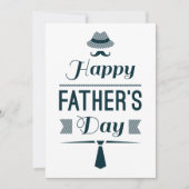 Happy Vaderdag // Novelty Schattige Blank Kaart (Voorkant)