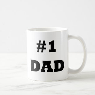 Happy Vaderdag - nummer 1 papa - #1 papa Koffiemok