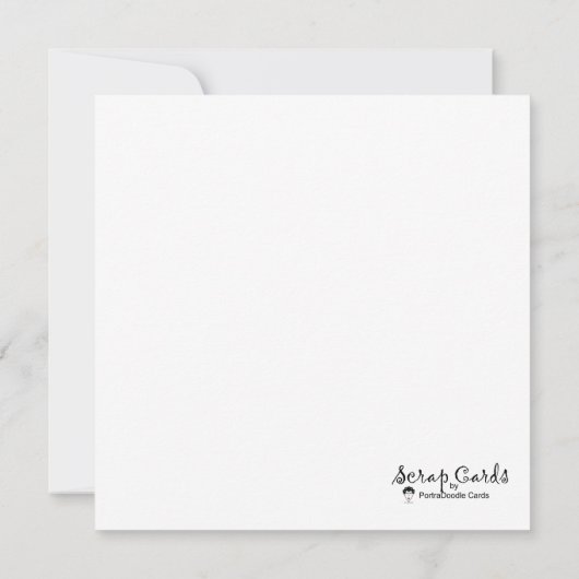 Happy Vaderdag/One Flat Wenskaart (Achterkant)