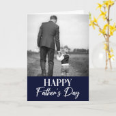 Happy Vaderdag One Photo Modern Vaderdag C Kaart (Gele Bloem)
