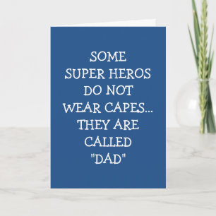 HAPPY VADERDAG OP "MY SUPER HERO" DAD KAART