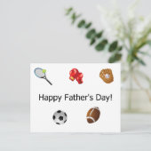 Happy Vaderdag over de grootste sport Briefkaart (Staand voorkant)