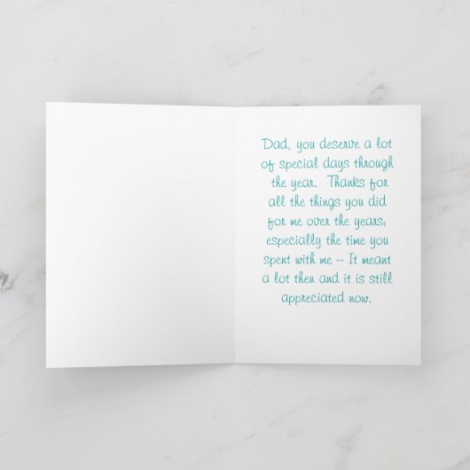 Happy Vaderdag Paint Horse kaart (Binnen)