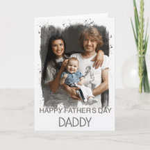 Happy Vaderdag papa Aangepaste fotokaart