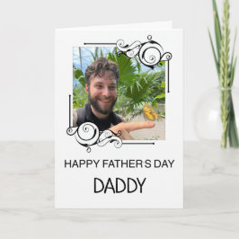 Happy Vaderdag papa Aangepaste fotokaart Kaart