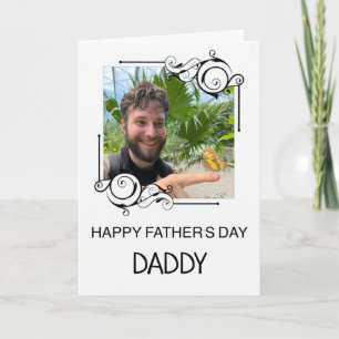 Happy Vaderdag papa Aangepaste fotokaart Kaart